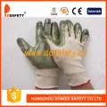 Beige Nylon with Green Nitrile Glove-Dnn510